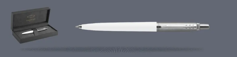 Zestaw Długopis Parker Jotter Originals Biały CT + Box Premium