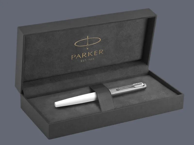 Zestaw Pióro wieczne Parker Jotter Originals Biały CT + Box Premium
