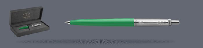 Zestaw Długopis Parker Jotter Originals Zielony CT + Box Premium