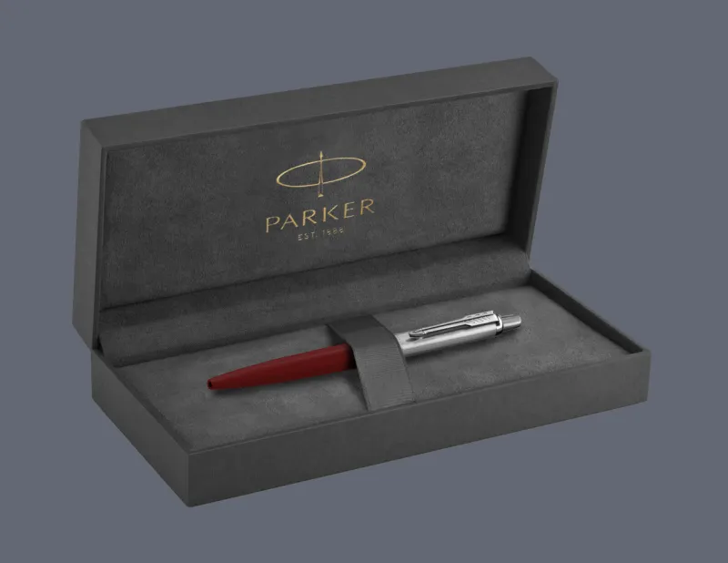 Zestaw Długopis Parker Jotter Originals Czerwony CT + Box Premium