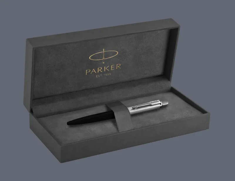 Zestaw Długopis Parker Jotter Core Bond Street Czarny CT + Premium Box