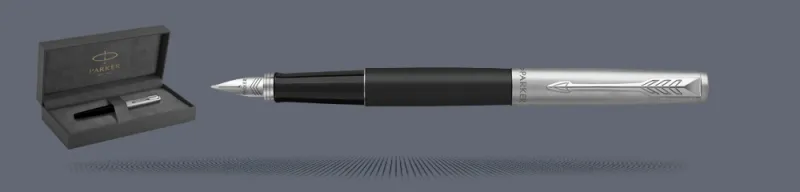 Zestaw Pióro wieczne Parker Jotter Core Bond Street Czarny CT + Premium Box