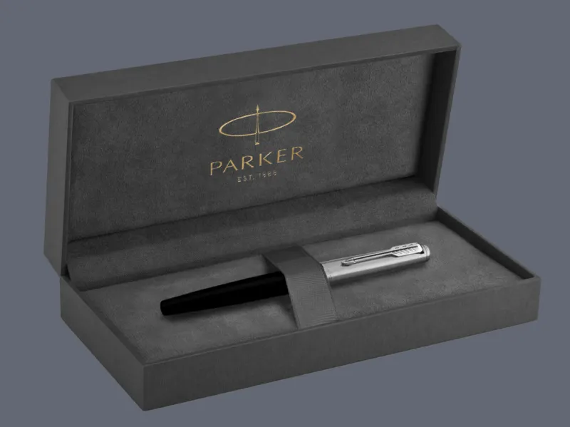 Zestaw Pióro wieczne Parker Jotter Core Bond Street Czarny CT + Premium Box