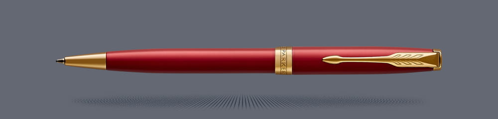 Długopis Parker Sonnet Core Czerwony Satynowy Lakier GT - 1931476