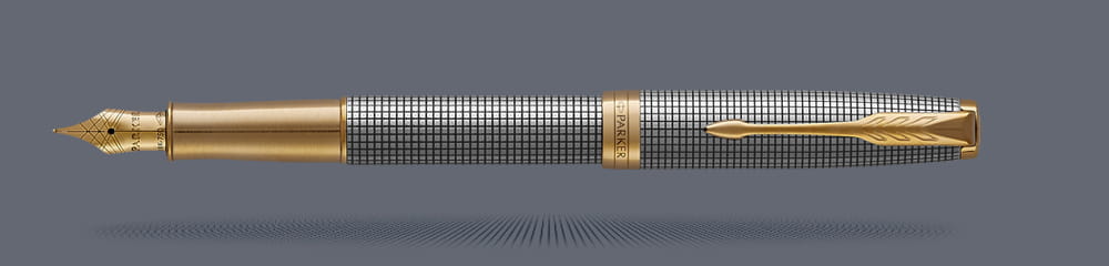Pióro wieczne Parker Sonnet Premium Chiselled Silver GT | Stalówka F/18k - 1931489