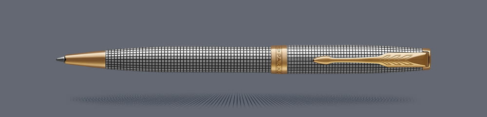 Długopis Parker Sonnet Premium Chiselled Silver GT - 1931492