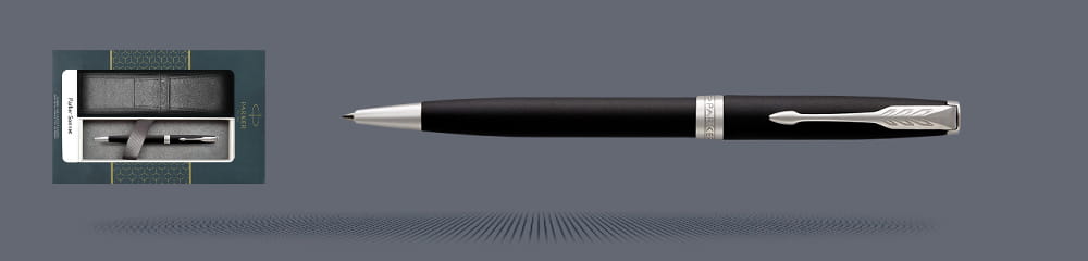 Zestaw Długopis Parker Sonnet Core Czarny Mat CT + Etui Kolor - 1931524