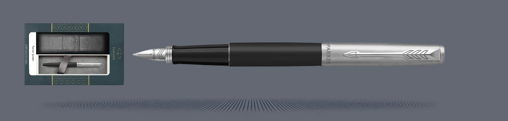 Zestaw Pióro wieczne Parker Jotter Core Bond Street Czarny CT + Etui Skóra Kolor | Stalówka M - 2030947