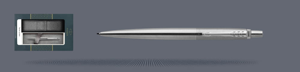 Zestaw Ołówek Parker Jotter Core Błyszcząca Stal CT + Etui Skóra Naturalna - 1953381