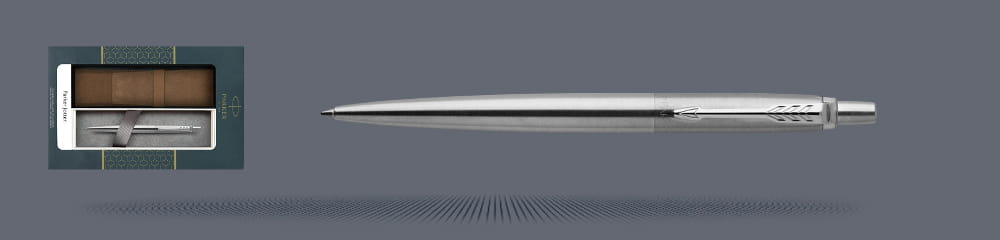 Zestaw Długopis Parker Jotter Core Błyszcząca Stal CT + Etui Kolor - 1953170