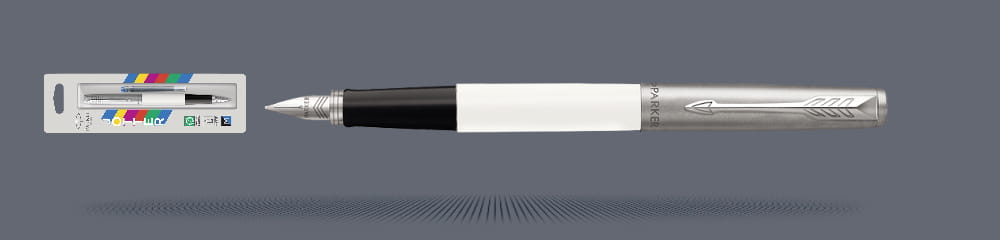 Pióro wieczne Parker Jotter Originals Biały CT na blistrze | Stalówka M - 2096871