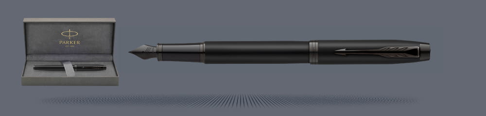 Zestaw Pióro wieczne Parker IM Achromatic Black + Premium Box | Stalówka F - 2127741