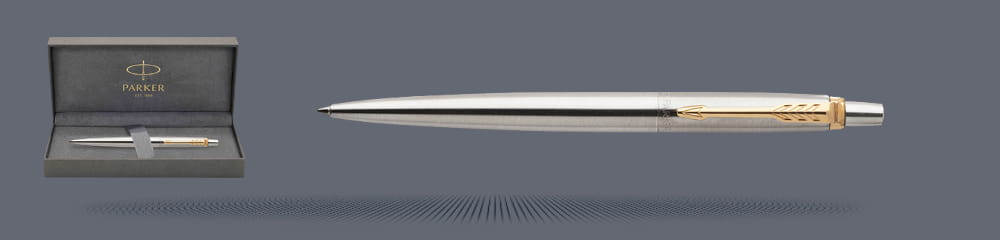Zestaw Długopis Parker Jotter Core Błyszcząca Stal GT + Premium Box - 1953182