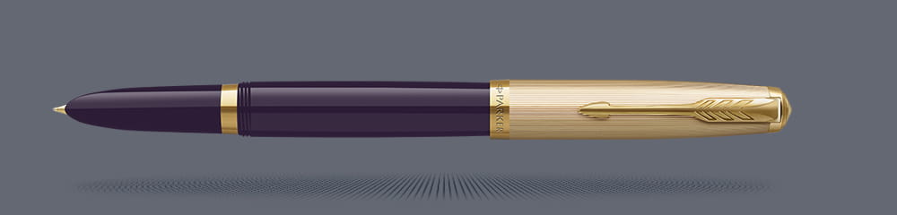Pióro wieczne Parker 51 Deluxe Plum GT | Stalówka F/18k - 2123516