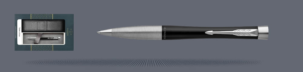 Zestaw Długopis Parker Urban Twist Muted Black CT + Etui Kolor - 2143639
