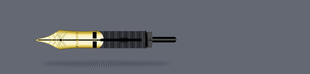 Stalówka + spływak do pióra wiecznego Parker Sonnet Original Gold Plated GT | Stalówka M - 1966433