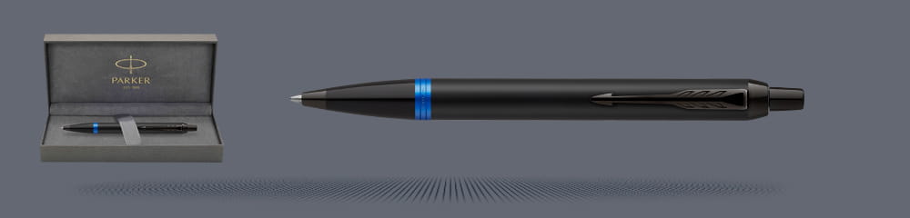 Zestaw Długopis Parker IM Professionals Vibrant Ring Marine Blue + Premium Box - 2172941