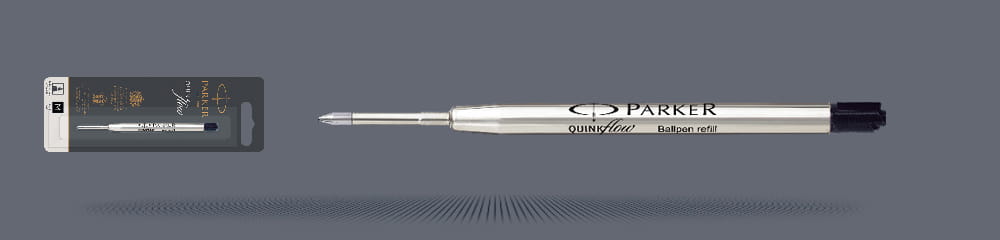 Wkład do długopisu Parker QUINKflow Czarny | Końcówka M - 1950369