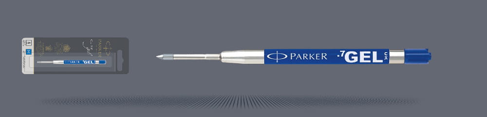 Wkład żelowy do długopisu Parker Niebieski | Końcówka M - 1950346