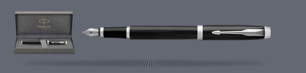 Zestaw Pióro wieczne Parker IM Core Czarny CT + Premium Box  | Stalówka M - 1931651