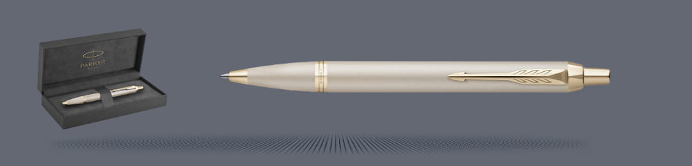 Zestaw Długopis Parker IM Professionals Monochrome Champagne + Premium Box - 2172956
