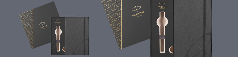 Pudełko Prezentowe Parker + Notes - na jeden instrument piśmienny - 2196931