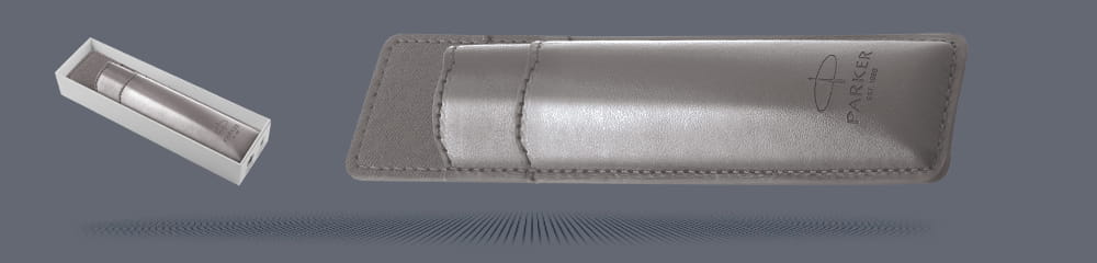 Etui Parker szare na jeden instrument piśmienniczy (typu sleeve) - 2216948