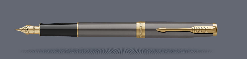 Pióro wieczne Parker Sonnet Core Grey GT | Stalówka F - 2213680