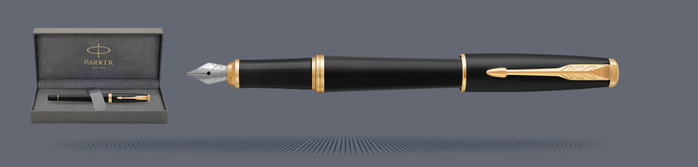 Zestaw Pióro wieczne Parker Urban Core Muted Black GT + Premium Box | Stalówka M - 1931601