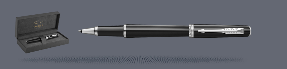 Zestaw Pióro kulkowe Parker Meridian Glossy Black CT + Premium Box - 2231398
