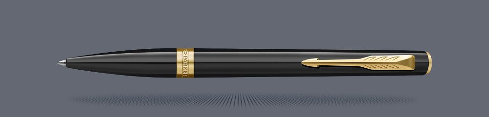 Długopis Parker Meridian Glossy Black GT - 2231395