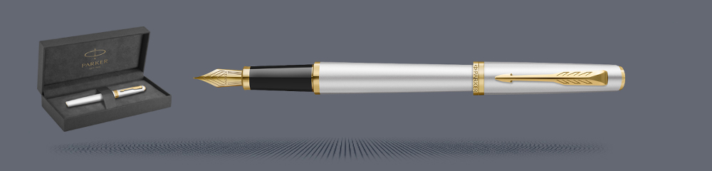 Zestaw Pióro wieczne Parker Meridian Chrome GT + Premium Box | Stalówka F - 2231384