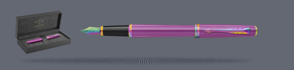Zestaw Pióro wieczne Parker Meridian Grape RBT + Premium Box | Stalówka F - 2247774