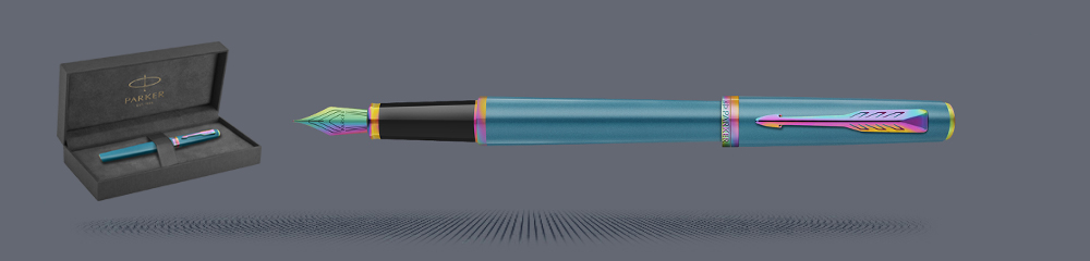 Zestaw Pióro wieczne Parker Meridian Teal RBT + Premium Box | Stalówka F - 2247770