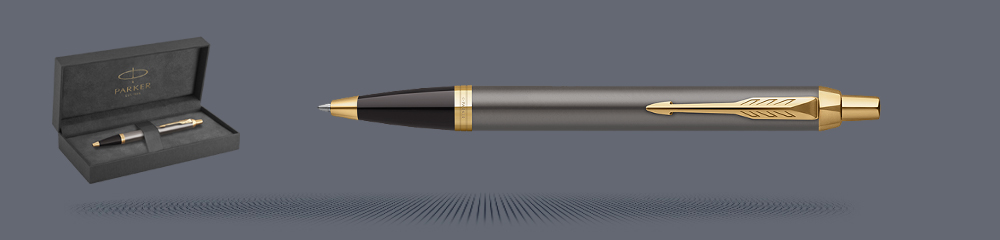 Zestaw Długopis Parker IM Core Grey GT + Premium Box - 2214613