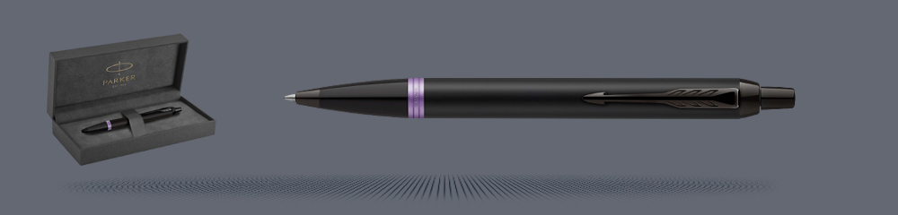 Zestaw Długopis Parker IM Professionals Vibrant Ring Amethyst Purple + Premium Box - 2172951
