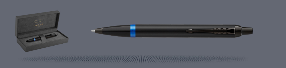 Zestaw Długopis Parker IM Professionals Vibrant Ring Marine Blue + Premium Box - 2172941