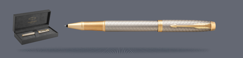 Zestaw Pióro kulkowe Parker IM Premium Royal Ciepła Szarość GT + Premium Box - 1931686
