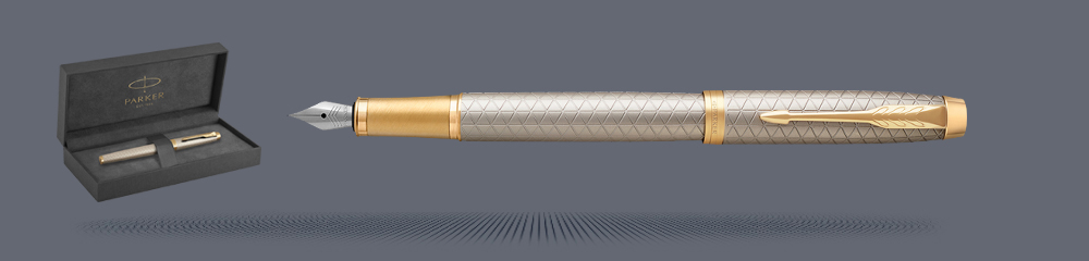 Zestaw Pióro wieczne Parker IM Premium Royal Ciepła Szarość GT + Premium Box | Stalówka F - 1931684