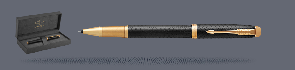 Zestaw Pióro kulkowe Parker IM Premium Royal Czarny GT + Premium Box - 1931660