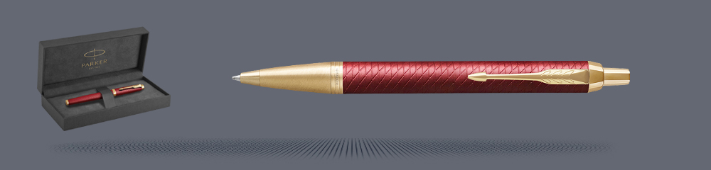 Zestaw Pióro wieczne Parker IM Premium Royal Czerwony GT + Premium Box | Stalówka F - 2143650