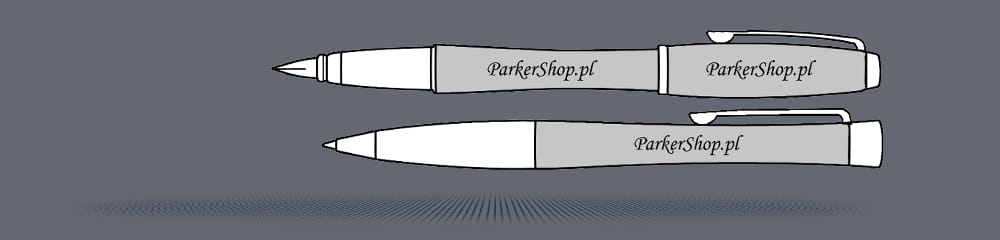 Grawerowanie laserowe - zestaw długopis + pióro wieczne Parker Urban GURBAN