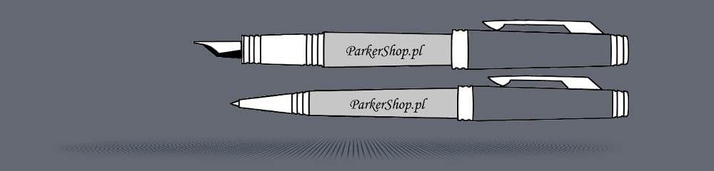Grawerowanie laserowe - zestaw pióro wieczne + długopis  Parker Premier Czerń GPREMIER